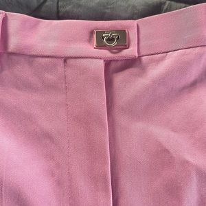 Ferragamo pink pants size 40 or 4-6